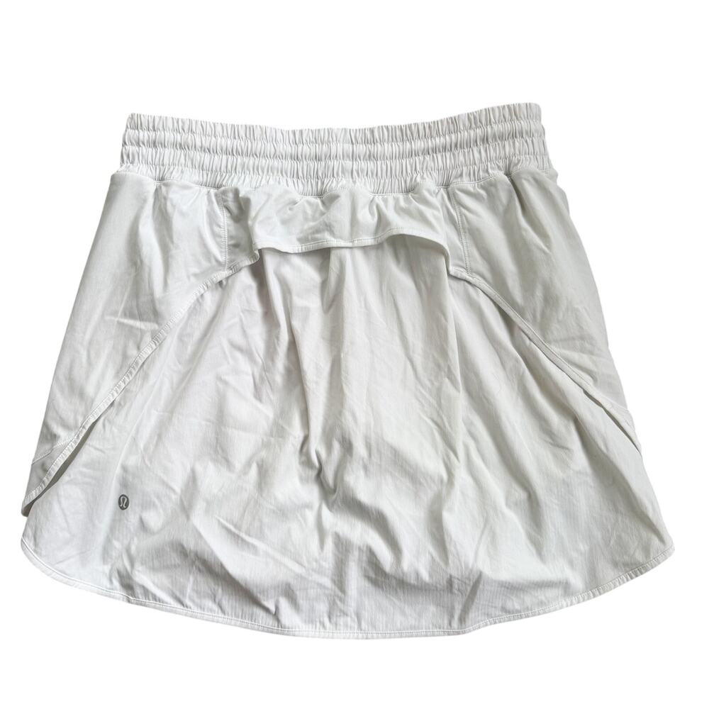 Lululemon Womens Hotty Hot White Skort Size 10